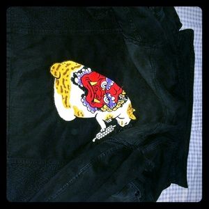 Yakuza Cat Custom denim jacket